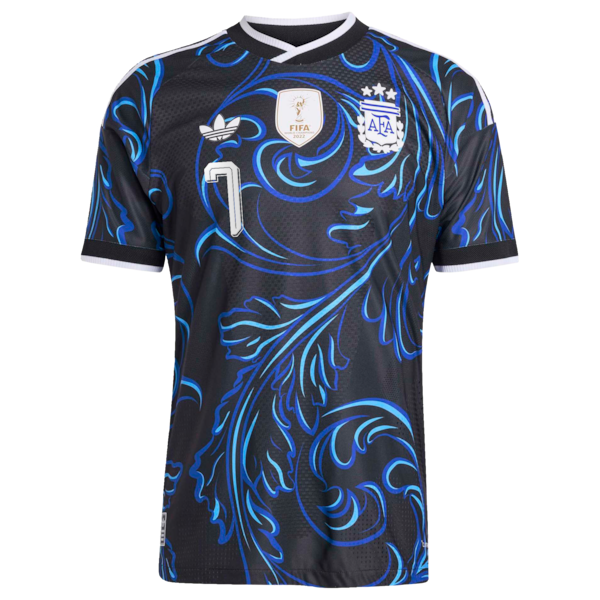 Soccer Intl Rodrigo De Paul Argentina National Team 2026 Away Authentic Jersey Black
