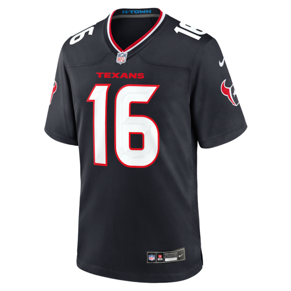 Montrell Washington Houston Texans Soccer Intl Team Game Jersey - Navy