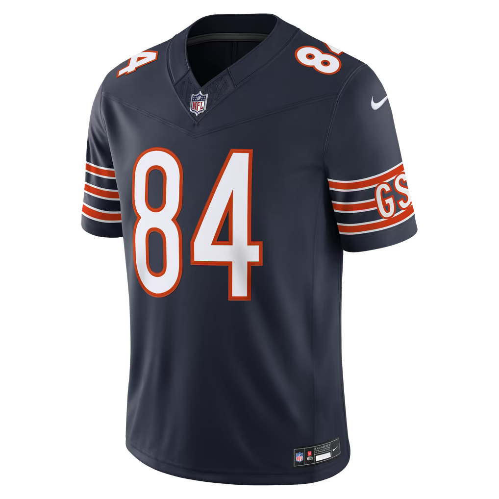 Colston Loveland Chicago Bears Soccer Intl Team Vapor F.U.S.E. Stitched Limited Jersey - Navy