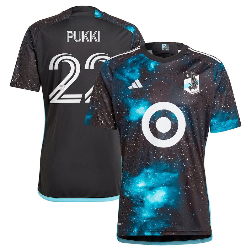 Teemu Pukki Minnesota United FC  2024 Starry Night  Player Jersey - Black