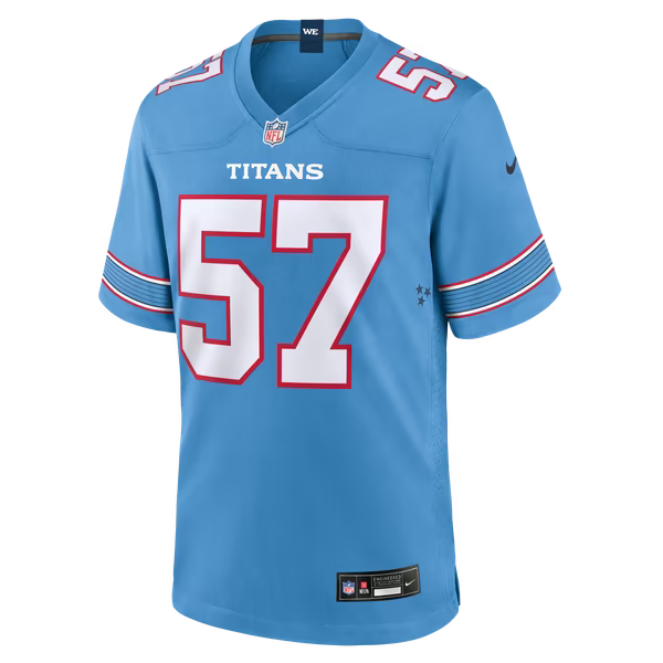 Jake Martin Tennessee Titans Soccer Intl Team Game Jersey - Light Blue