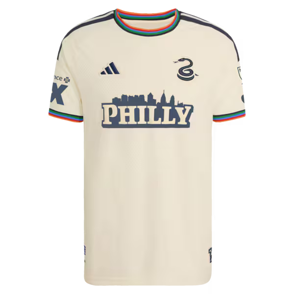 Milan Iloski Philadelphia Union Soccer Intl 2026 Archive On-Field Authentic Jersey - Tan