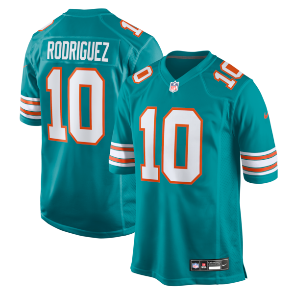 Soccer Intl Jacob Rodriguez Miami Dolphins Alternate Game Jersey Aqua
