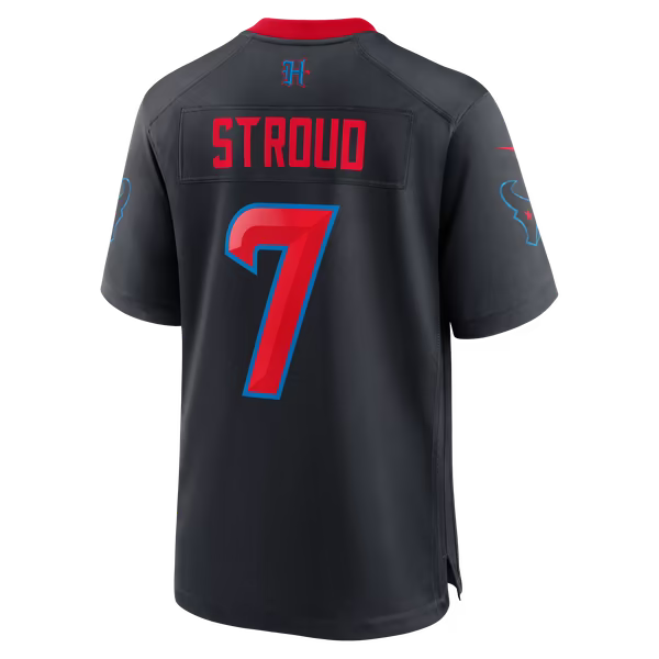 C.J. Stroud Houston Texans Soccer Intl Alternate 2 25th Season Game Jersey - Navy