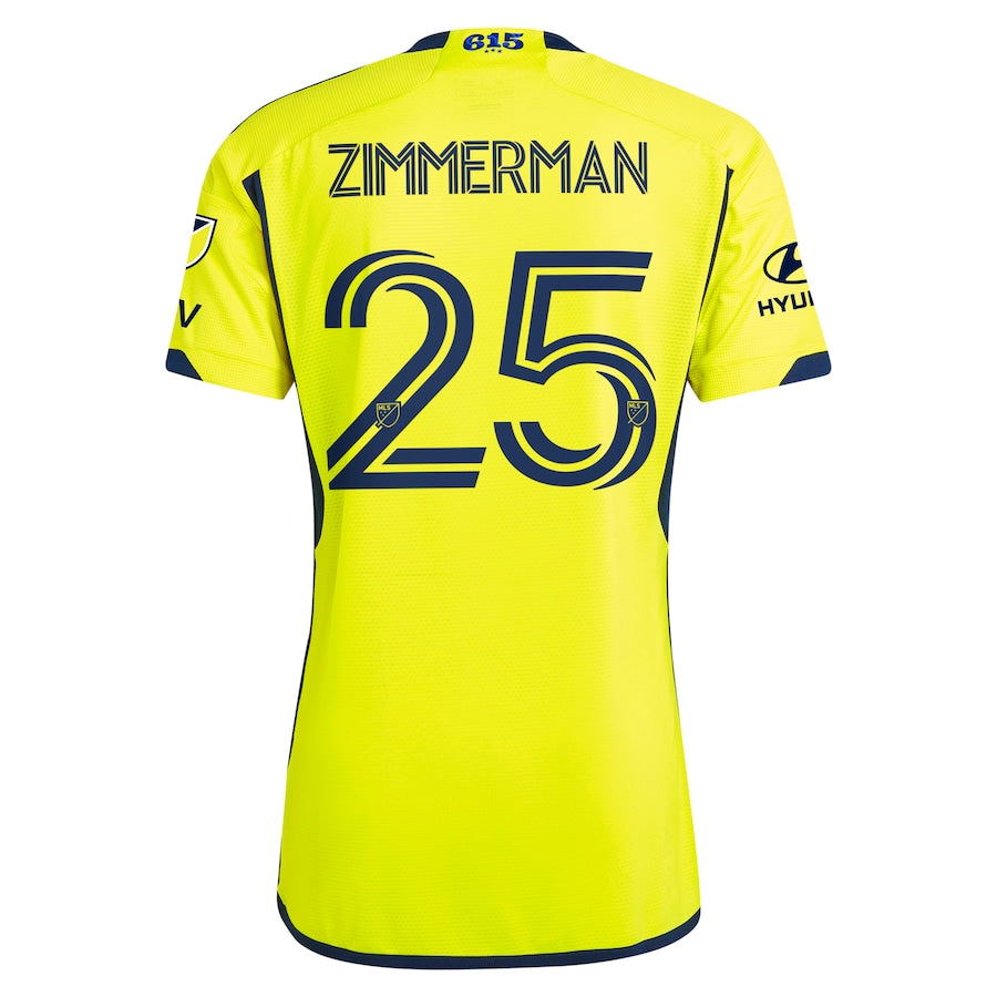 Walker Zimmerman Nashville SC 2024 The 615 Kit  Player Shirt - Yellow
