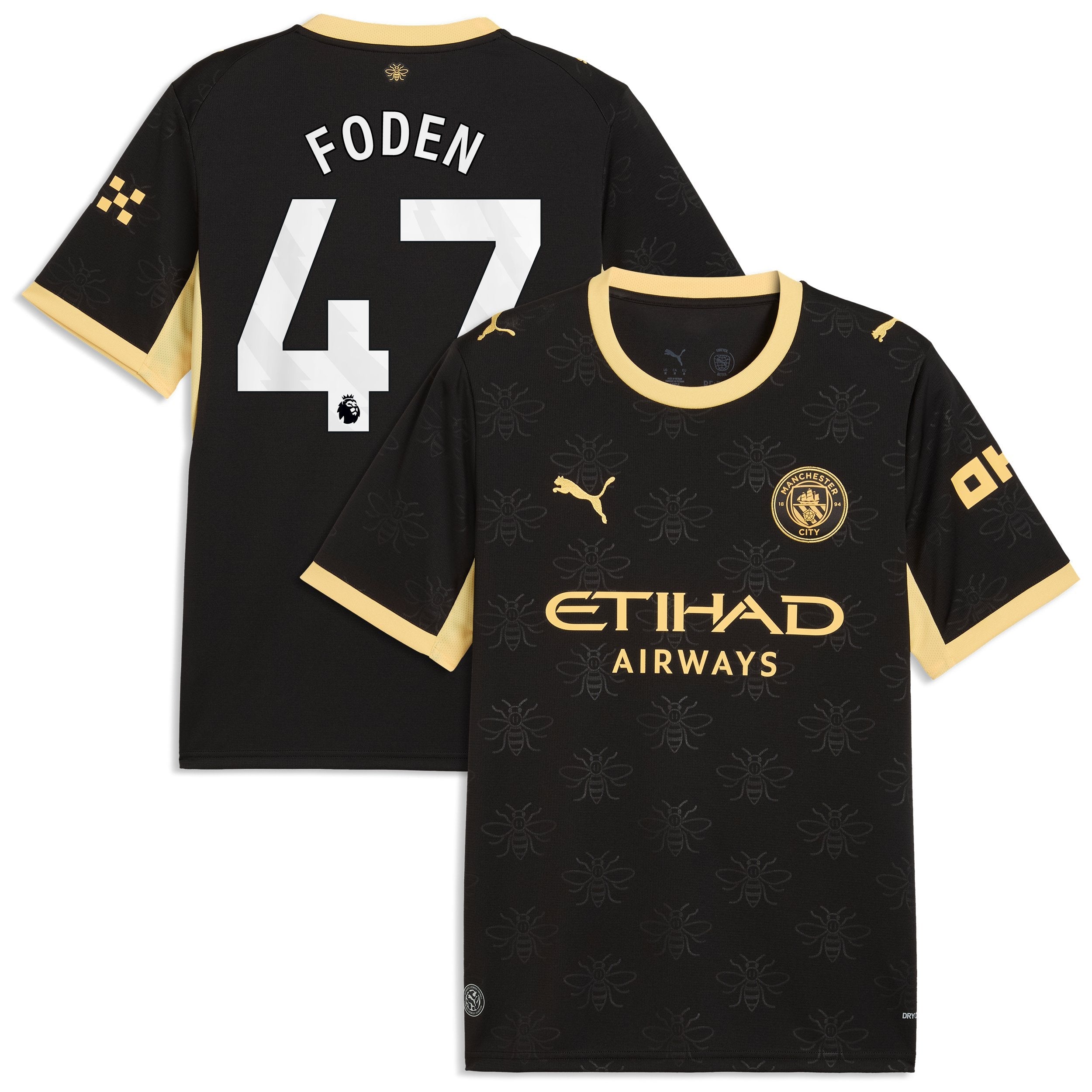 Phil Foden Manchester City Soccer Intl 2026/27 Away Replica Jersey - Black