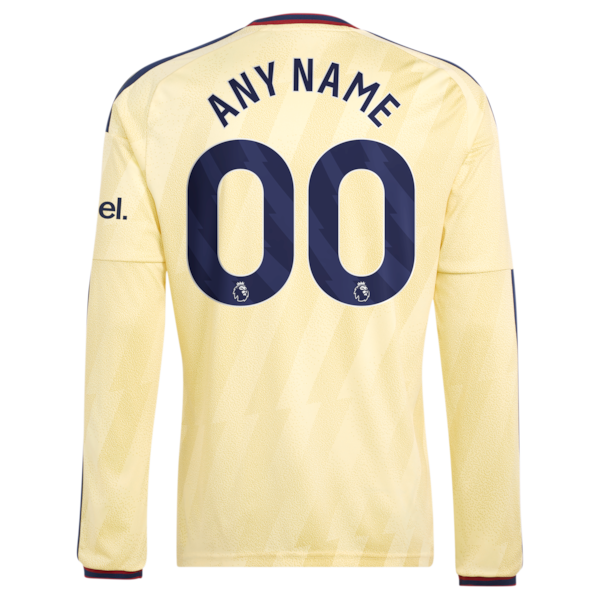 Arsenal Soccer Intl 2026/27 Third Replica Custom Long Sleeve Jersey - Yellow
