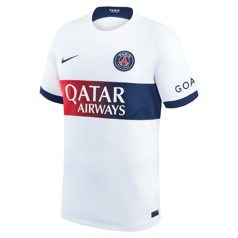 Achraf Hakimi Paris Saint-Germain  2023/24 Away Stadium Player Jersey - White