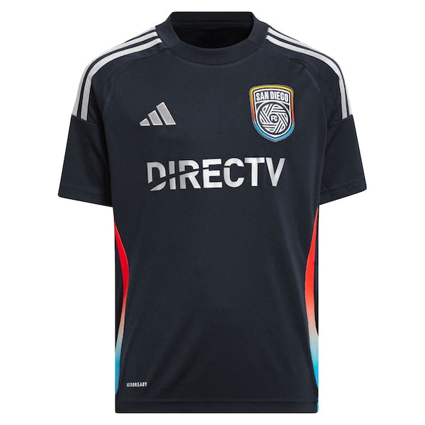 Adidas San Diego FC Youth 2025 State of Flow Replica Custom Jersey Navy