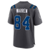 Tyler Warren Indianapolis Colts Soccer Intl 2026 Rivalries Collection Game Jersey - Anthracite