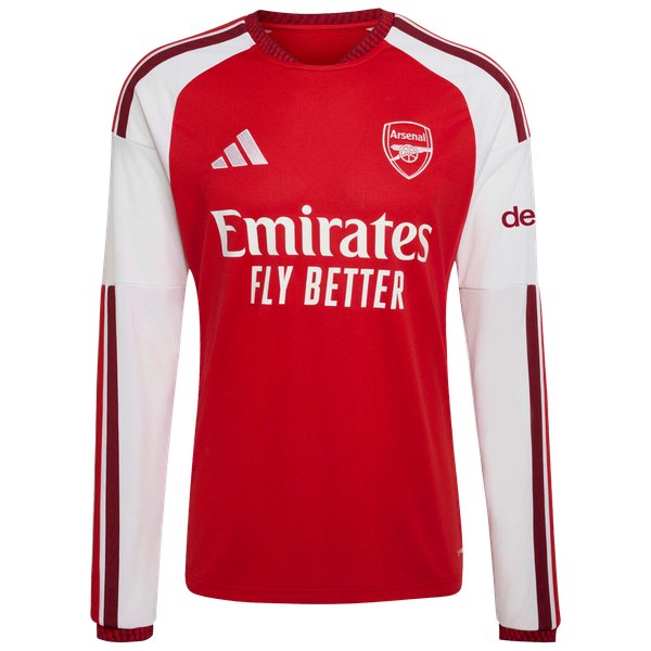 Bukayo Saka Arsenal Soccer Intl 2026/27 Home Replica Long Sleeve Jersey - Red