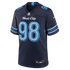 Jeffery Simmons Tennessee Titans Soccer Intl 2026 Rivalries Collection Game Jersey - Navy