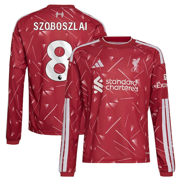 Soccer Intl Liverpool 2026/27 Home Replica Custom Long Sleeve Jersey Red