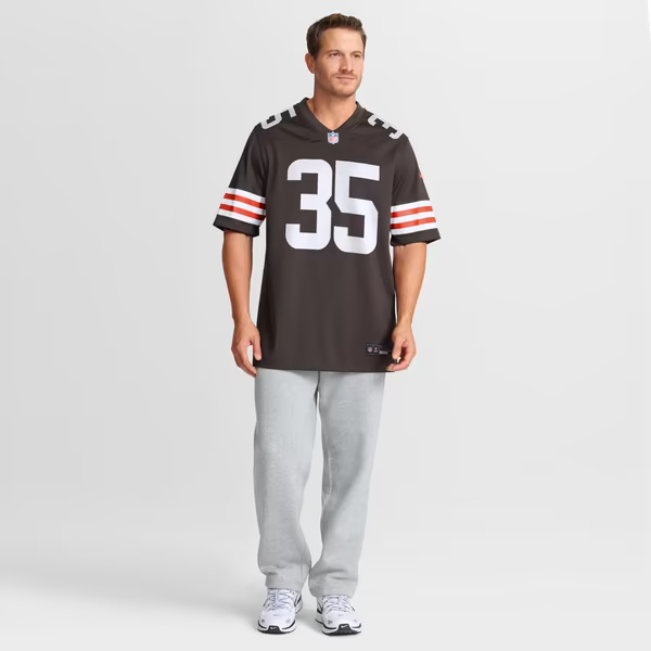Toriano Pride Jr. Cleveland Browns Soccer Intl Team Game Jersey - Brown