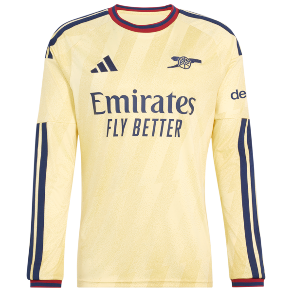 Arsenal Soccer Intl 2026/27 Third Replica Custom Long Sleeve Jersey - Yellow