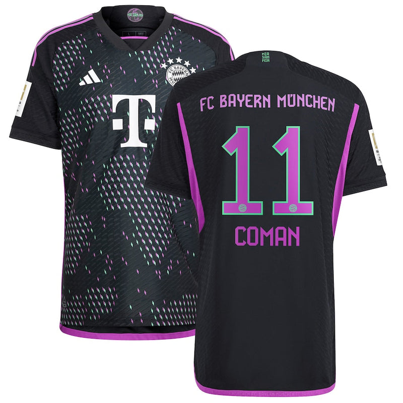 Kingsley Coman Bayern Munich  2023/24 Away Player Jersey - Black