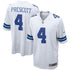 Soccer Intl Dak Prescott Dallas Cowboys Game Jersey White