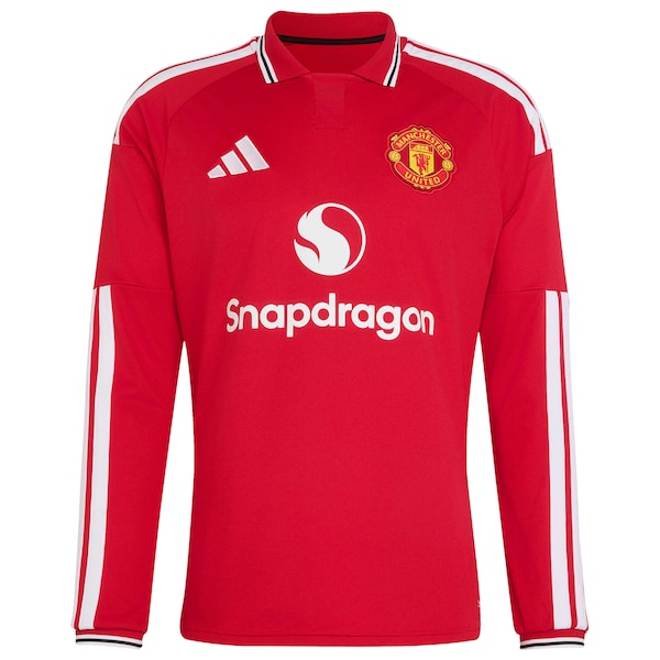 Soccer Intl Mason Mount Manchester United 2026/27 Home Replica Long Sleeve Jersey Red