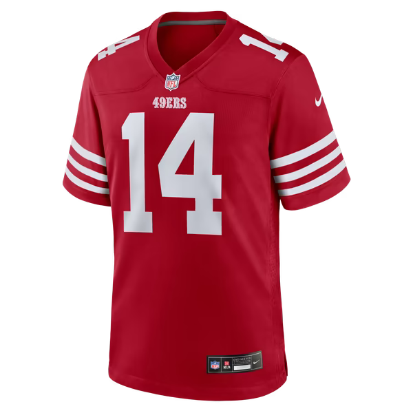 Kurtis Rourke San Francisco 49ers Soccer Intl Team Game Jersey - Scarlet
