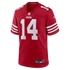 Kurtis Rourke San Francisco 49ers Soccer Intl Team Game Jersey - Scarlet