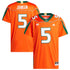 Andre Johnson Miami Hurricanes Soccer Intl Home It's Back Premier Jersey - Orange