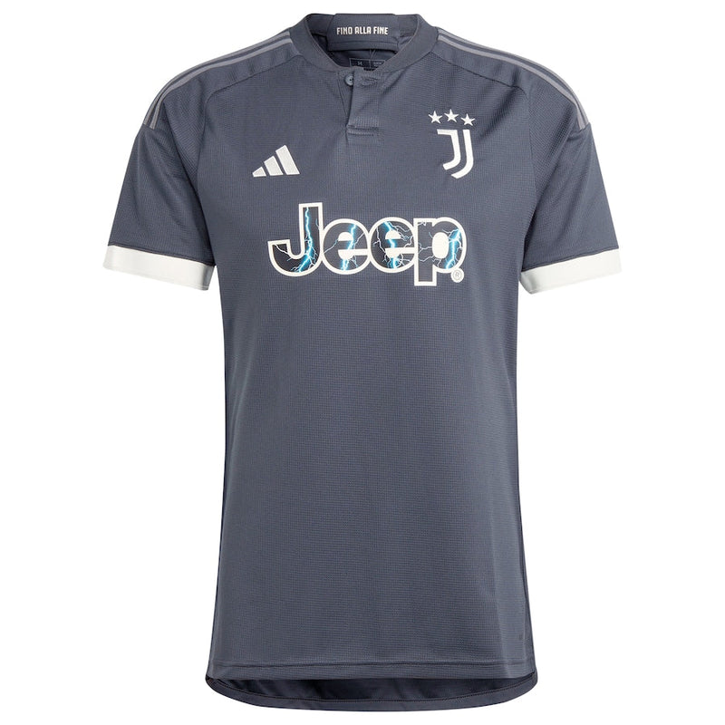 Timothy Weah Juventus  2023/24 Third  Player Jersey - Gray