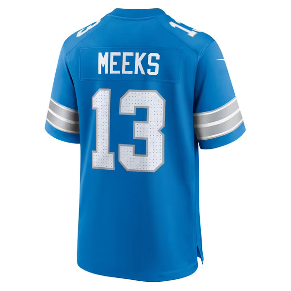 Jackson Meeks Detroit Lions Soccer Intl Team Game Jersey - Blue