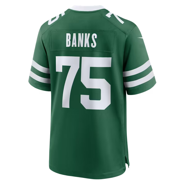 Brant Banks New York Jets Soccer Intl Team Game Jersey - Legacy Green