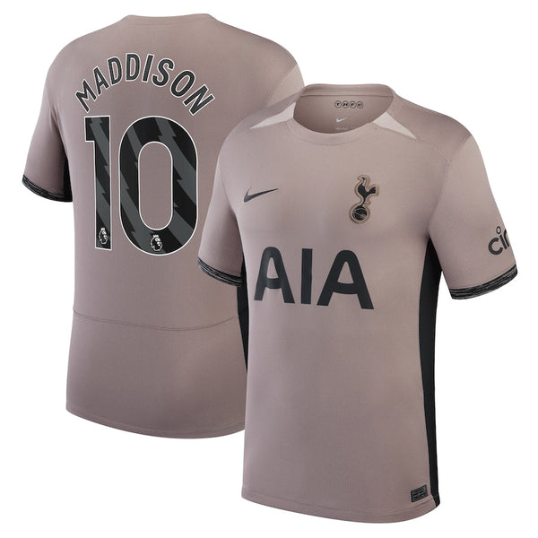 James Maddison Tottenham Hotspur   2023/24 Third Stadium  Player Jersey – Tan