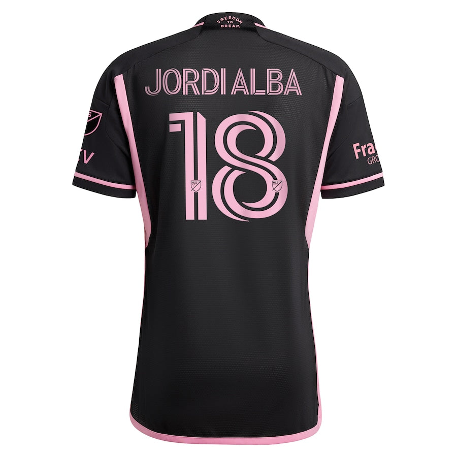 Jordi Alba Ramos Inter Miami CF 2023 La Noche  Player Shirt - Black