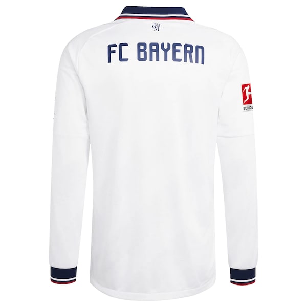 Bayern Munich Soccer Intl 2026/27 Away On-Field Authentic Long Sleeve Patch Jersey - White
