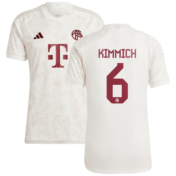 Joshua Kimmich Bayern Munich  2023/24 Third Jersey - White