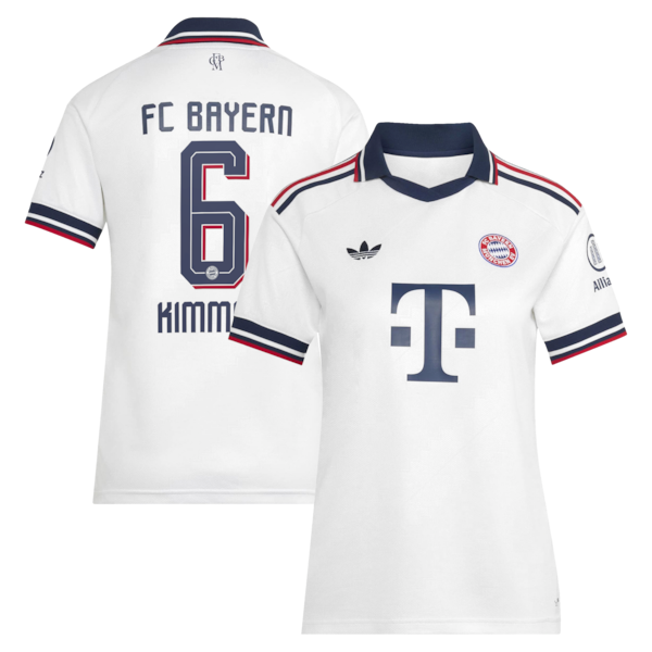 Joshua Kimmich Bayern Munich Soccer Intl Women's 2026/27 Away Replica Jersey - White