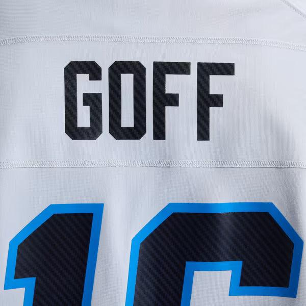 Jared Goff Detroit Lions Soccer Intl 2026 Rivalries Collection Game Jersey - Silver