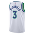 Jaden McDaniels Minnesota Timberwolves Soccer Intl Unisex Swingman Jersey - Association Edition - White