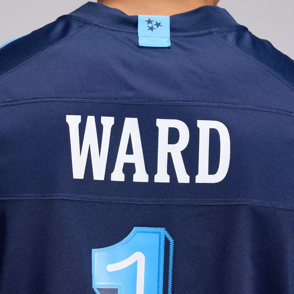 Cameron Ward Tennessee Titans Soccer Intl 2026 Rivalries Collection Game Jersey - Navy