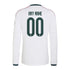 Real Madrid Soccer Intl 2026/27 Home Replica Custom Long Sleeve Jersey - White