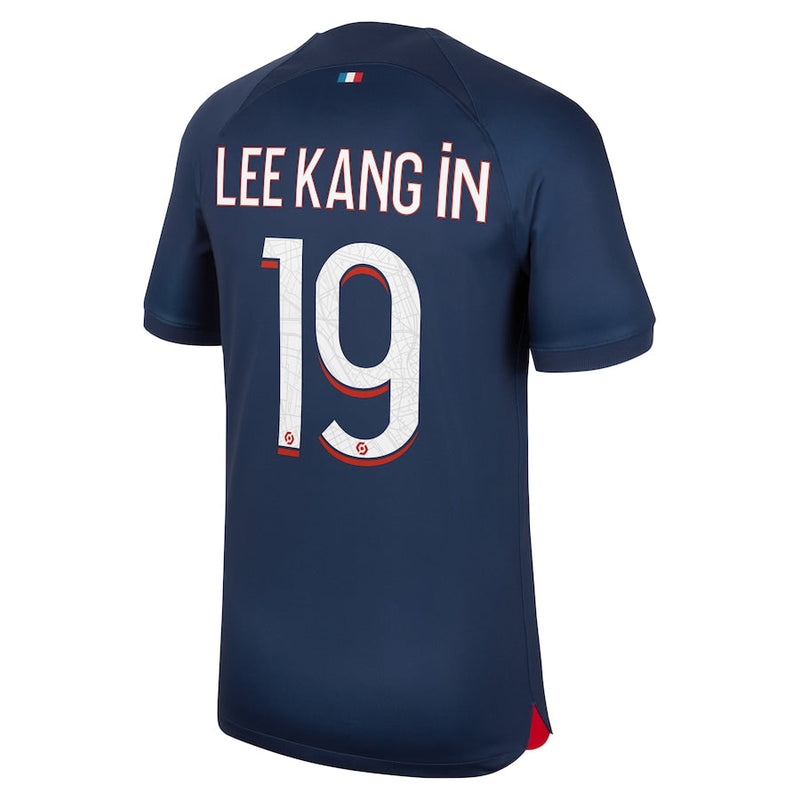 Lee Kang In Paris Saint-Germain  2023/24 Home Player Jersey - Navy