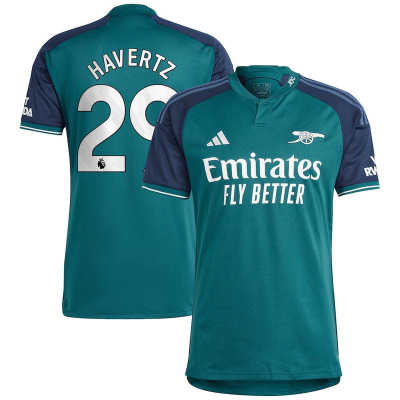 Kai Havertz Arsenal  2023/24 Third Player Jersey - Green