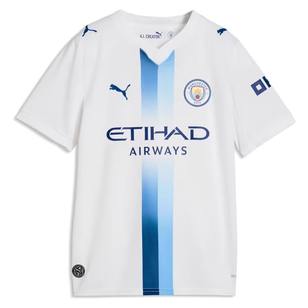Manchester City Soccer Intl Youth 2026/27 Third Replica Custom Jersey - White