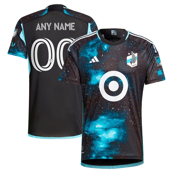 Minnesota United FC  2024 Starry Night Authentic Custom Jersey - Black