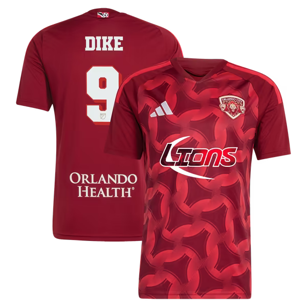 Daryl Dike Orlando City SC Soccer Intl 2026 Archive Replica Jersey - Red