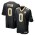 Jordyn Tyson New Orleans Saints Soccer Intl 60th Season Patch Game Jersey - Black