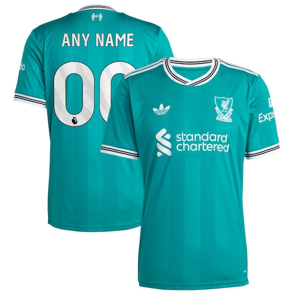 Soccer Intl Liverpool 2025/26 Third Replica Custom Jersey Green