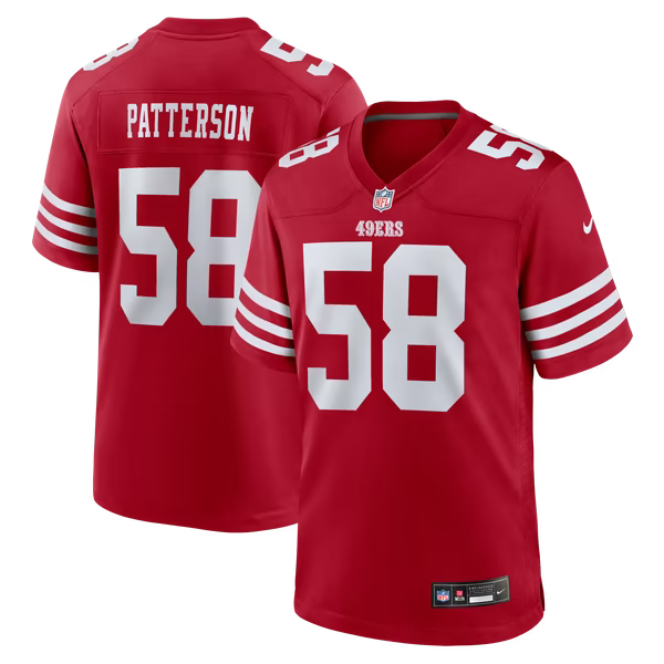 Jarrett Patterson San Francisco 49ers Soccer Intl Team Game Jersey - Scarlet