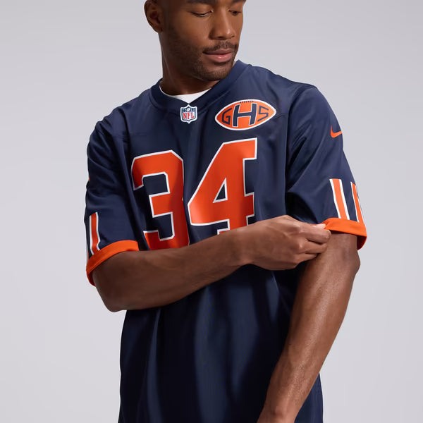 Walter Payton Chicago Bears Soccer Intl 2026 Rivalries Collection Game Jersey - Navy