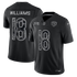 Caleb Williams Chicago Bears Soccer Intl 2026 Salute to Service Stitched Limited Jersey - Black