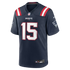 Behren Morton New England Patriots Soccer Intl Team Game Jersey - Navy