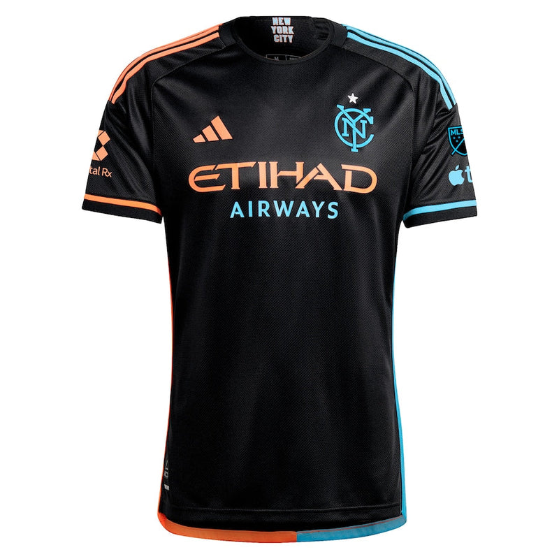 New York City FC  2024 24/7 Kit Authentic Custom Jersey – Black