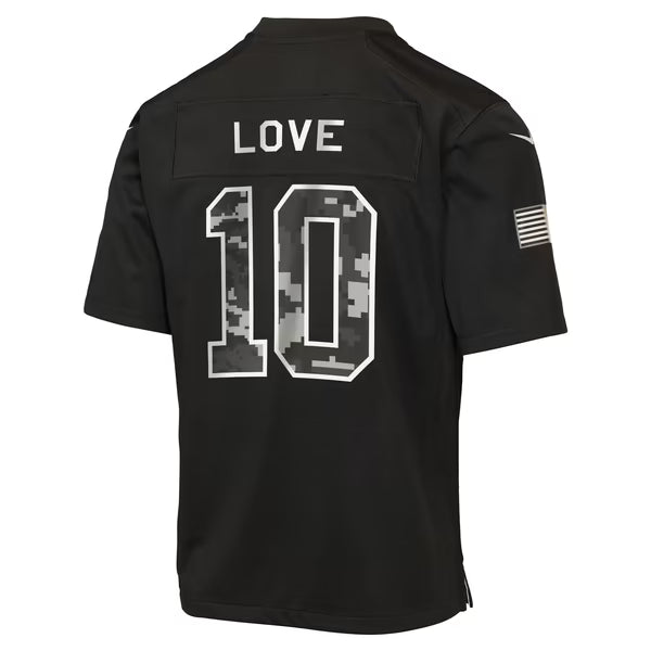 Soccer Intl Love Green Bay Packers Soccer Intl Youth 2026 Salute to Service Game Jersey - Black